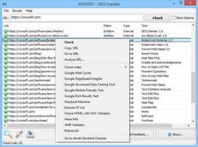 VovSoft SEO Checker 6.6 Multilingual Portable