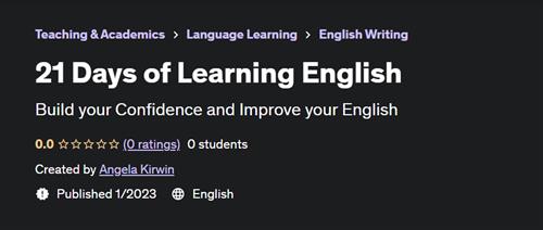 21 Days of Learning English
