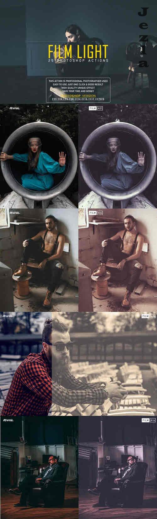 25 Film Light Photoshop Action