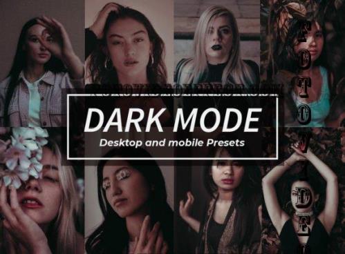 8 Dark Mode Lightroom Presets