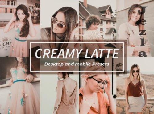 8 Creamy Latte Lightroom Presets