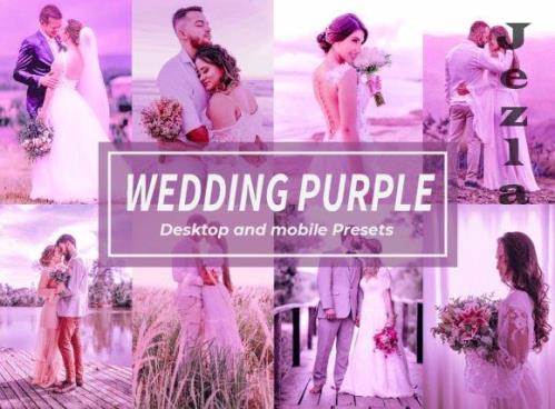 8 Purple Wedding Lightroom Presets