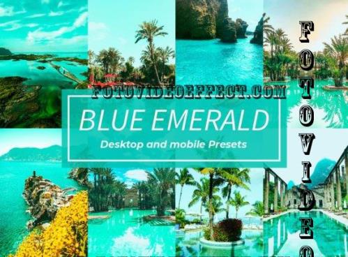 10 Blue Emerald Lightroom Presets