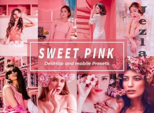 12 Sweet Pink Lightroom Presets