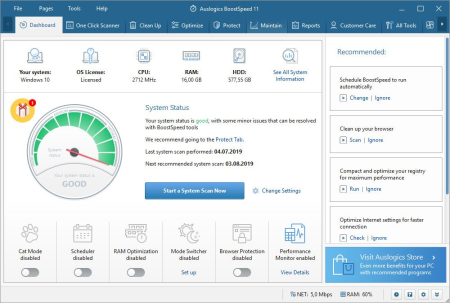 Auslogics BoostSpeed 13.0.0.3 Multilingual