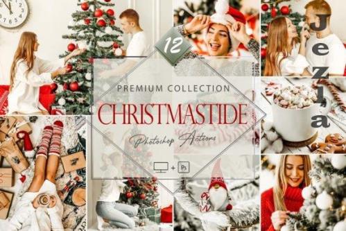 12 Photoshop Actions, Christmastide Ps