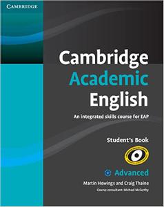 Cambridge Academic English C1 Advanced Student's Book An Integrated Skills Course for EAP