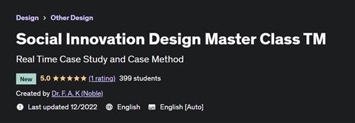 Social Innovation Design Master Class TM