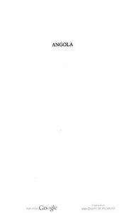 Angola The Weight of History