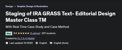 Staging of IRA GRASS Text- Editorial Design Master Class TM
