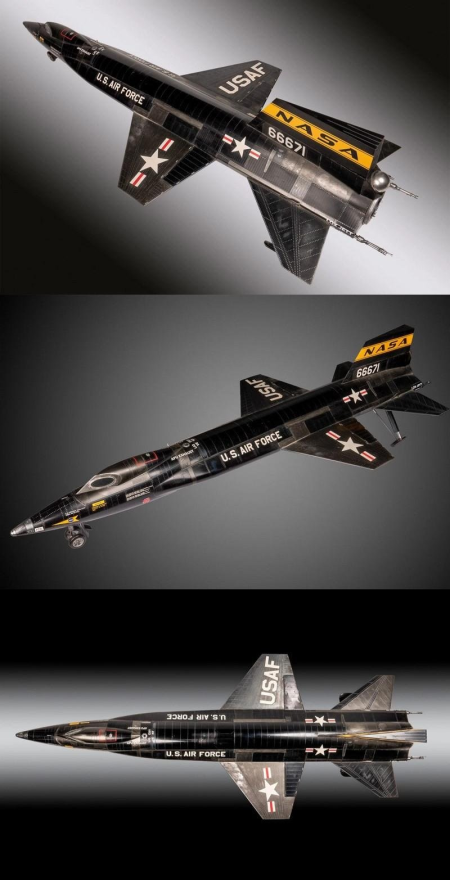 North American X-15 – Hypersonic Rocket-Powered Aircraft – 3D Model