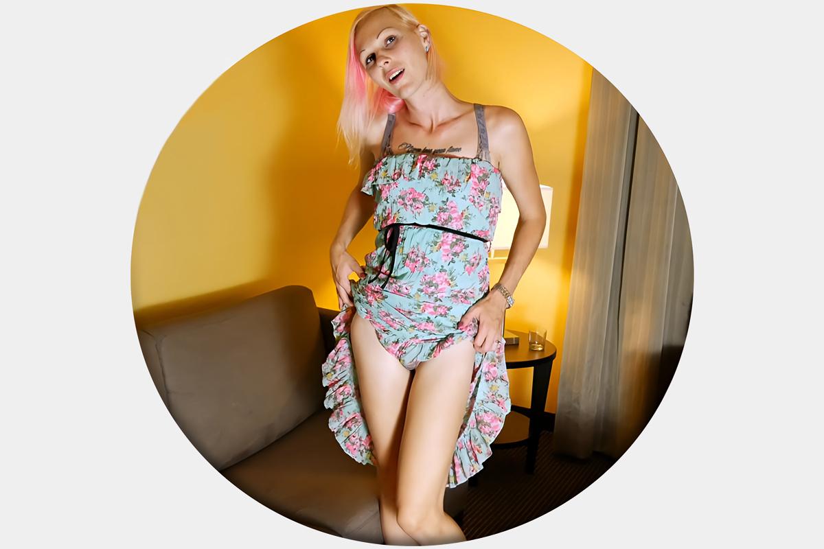 [Canada-Tgirl.com] Sarina Havok / Sarina's Sweet Climax! (12 Dec, 2019) [2019 г., Shemale, Transsexual, Solo, Masturbation, Posing, Small Tits, High Heels, Spitting, Cumshot, 4K, 2160p, SiteRip]