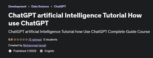ChatGPT artificial Intelligence Tutorial How use ChatGPT