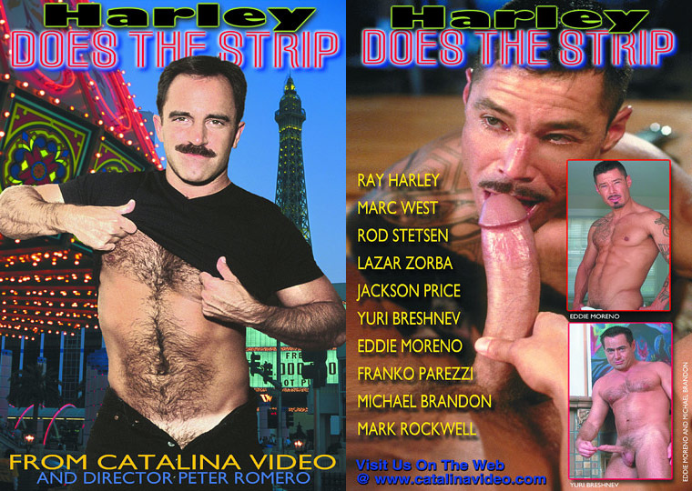 Harley Does the Strip / Харли занимается стриптизом (Peter Romero, Catalina Video, Channel 1 Releasing) [2000 г., Anal Sex, Oral Sex, Masturbation, Rimming, Muscles, Uniform (Some), Toys (Some), Hairy, Smooth, Young, Mature, Daddy, DILF, Dad/Son, Older/Younger, Big Dicks, Uncut, Cut, Tattoo, Piercing (Some), Condoms, Cumshots, DVDRip]