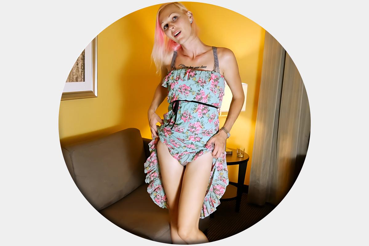 [Canada-Tgirl.com] Sarina Havok / Sarina s Sweet Climax! (12 Dec, 2019) [2019 г., Shemale, Transsexual, Solo, Masturbation, Posing, Small Tits, High Heels, Spitting, Cumshot, 4K, 2160p, SiteRip]
