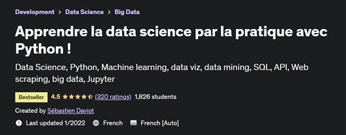 Apprendre la data science par la pratique avec Python !
