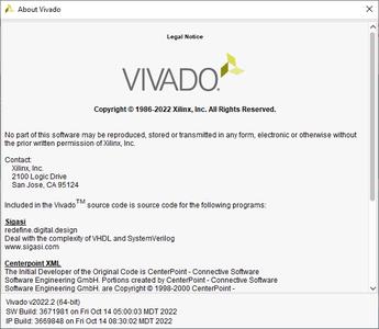 Xilinx Vivado Design Suite 2022.2