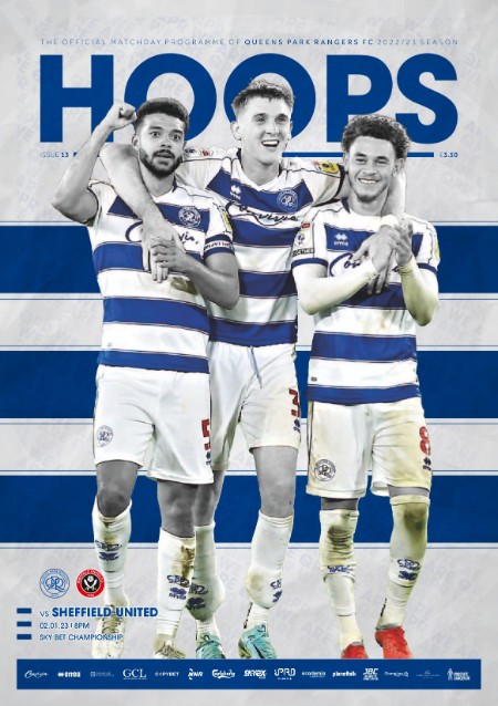 QPR Official Programmes - QPR v Sheffield Utd - 2 January 2023