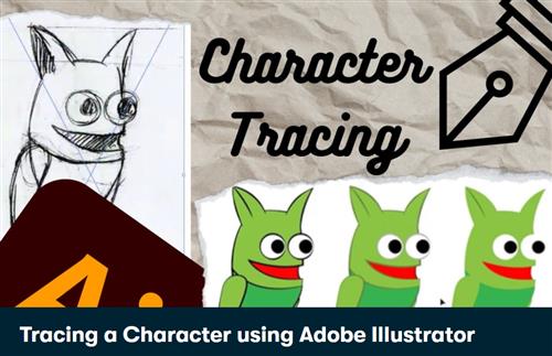 Tracing a Character using Adobe Illustrator