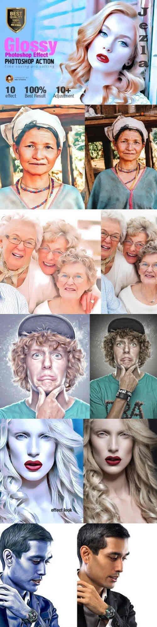 Glossy Photoshop Effect - 2195450 Glossy Photoshop Effect - 2195450