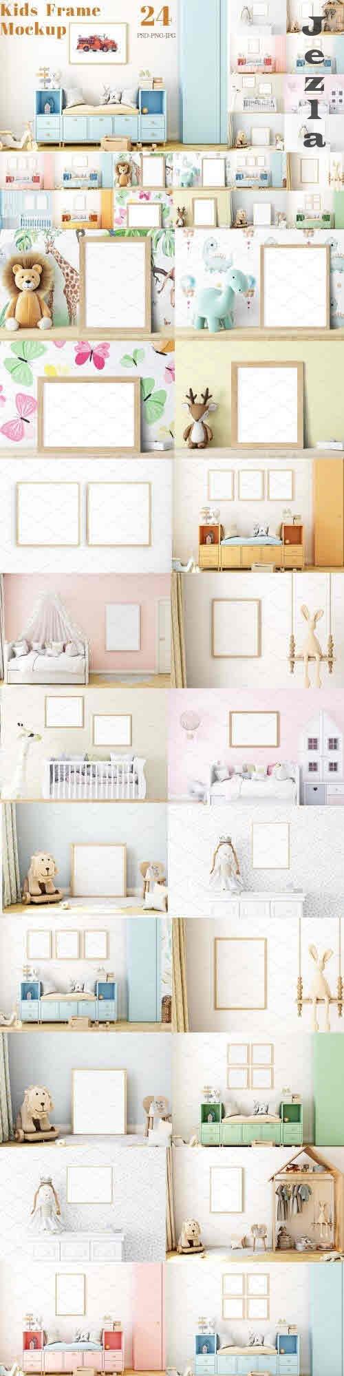 Kids Frame Mockup Bundle - 121 - 11013696 Kids Frame Mockup Bundle - 121 - 11013696