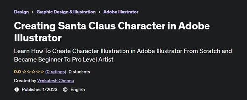 Creating Santa Claus Character in Adobe Illustrator