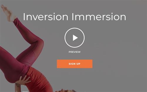Yoga International - Inversion Immersion