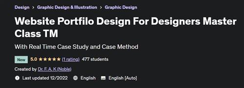 Website Portfilo Design For Designers Master Class TM