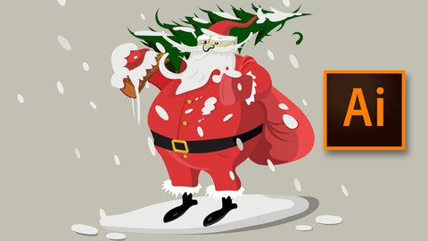 Creating Santa Claus Character in Adobe Illustrator