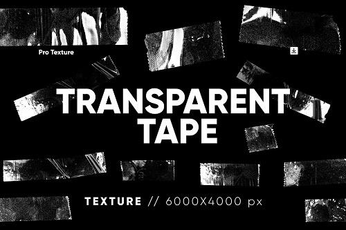 20 Transparent Tape Texture HQ - 11010363