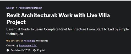 Revit Architectural Work with Live Villa Project
