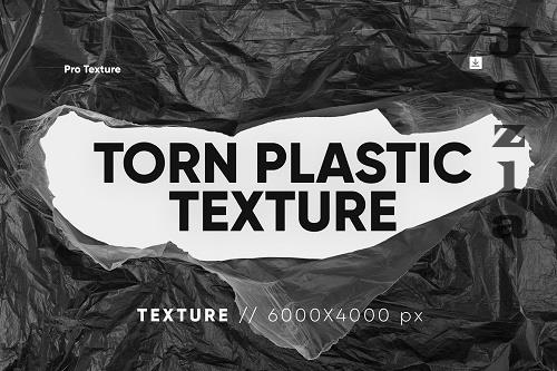 30 Torn Plastic Textures - 11010448