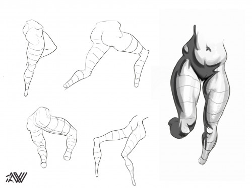 Art-Wod Anatomy for Concept Artists by Antonio Stappaerts