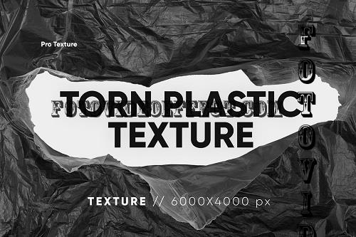 30 Torn Plastic Textures - 11010448