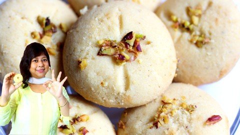 Baking Indian Cookie  Nankhatai