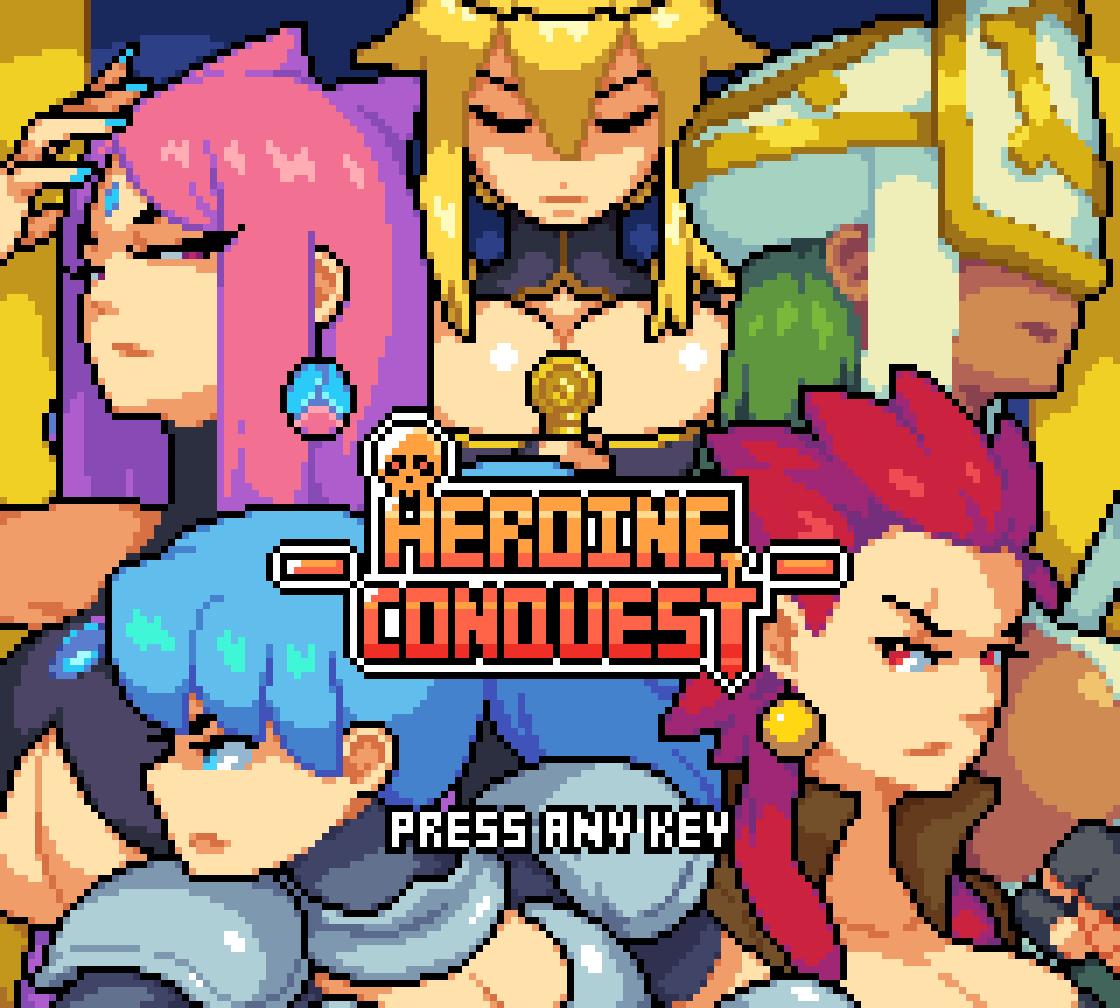 Heroine Conquest [1.12] (BadColor) [uncen] [2023, Puzzle, Strategy, Animation, DOT/Pixel, Fantasy, Big tits, Anal, Creampie, Rape, Restraint, Demon, Elf, Knight, Mage girl, Monsters, Tentacles, Indie] [jap+eng]