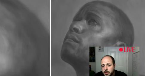 New Masters Academy – Monochromatic Portrait with a Soft Round Brush