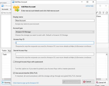 NetSDK Software S3 Browser Pro 10.7.1