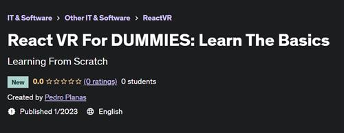 React VR For DUMMIES Learn The Basics