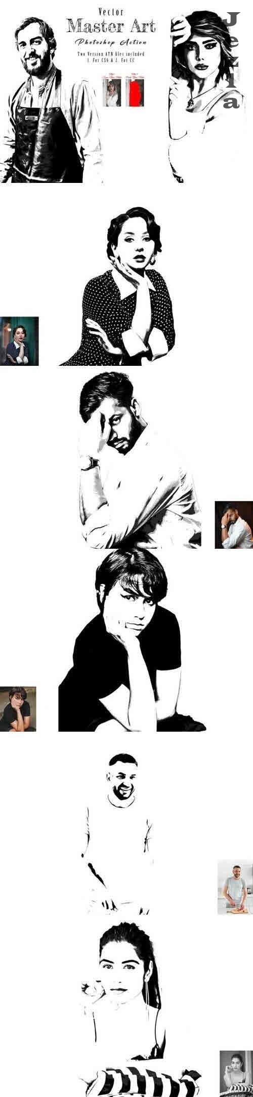 Vector Master Art Photoshop Action - 11020125