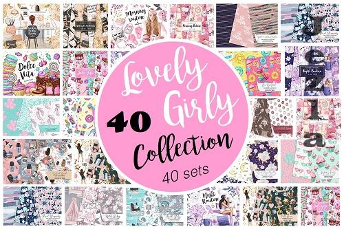 The Lovely Girly Collection - 41 Premium Graphics
