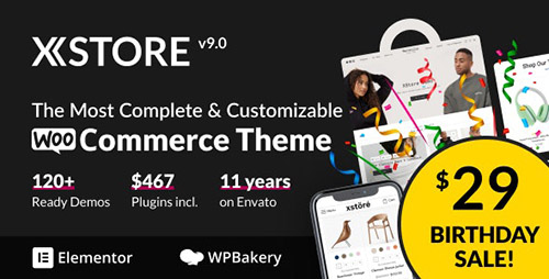 ThemeForest - XStore v9.0.1 - Multipurpose WooCommerce Theme - 15780546 - NULLED