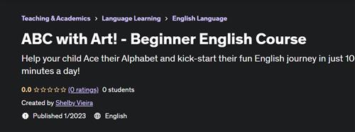 ABC with Art! - Beginner English Course