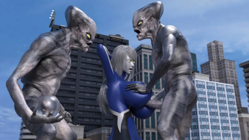 [yoidore] Ultraman Nexia Breast Blamed by two aliens 3D Porn Comic