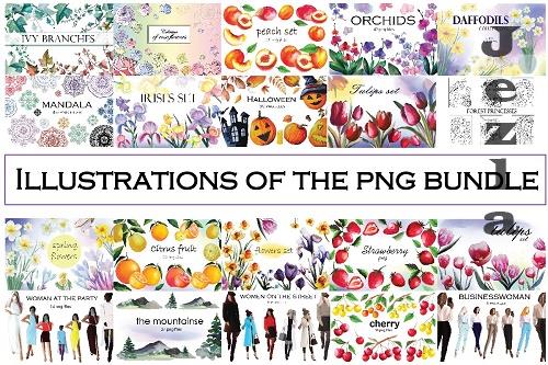 Illustrations PNG Bundle - 2017156 Illustrations PNG Bundle - 2017156