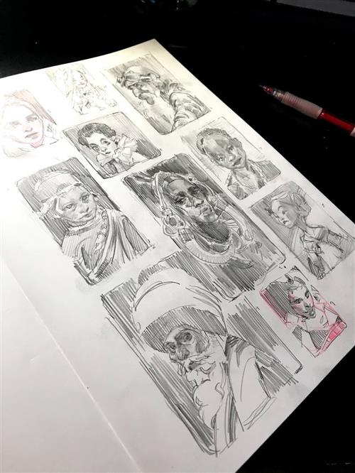Ahmed Aldoori – Real-Time Head Sketching 1