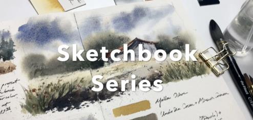 Sketchbook Series – Painting watercolor landscape studies in your watercolor journal