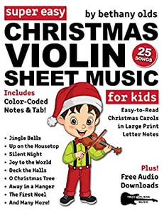 Super Easy Christmas Violin Sheet Music for Kids