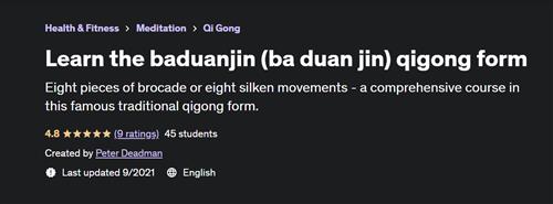 Learn the baduanjin (ba duan jin) qigong form