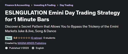 ESLNGULATION Emini Day Trading Strategy for 1 Minute Bars